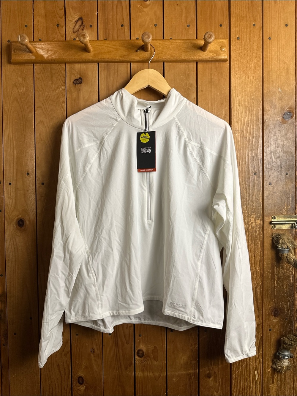 NWT Mountain Hardwear Sunshield Half Zip Sun Protection Shirt Women’s Large